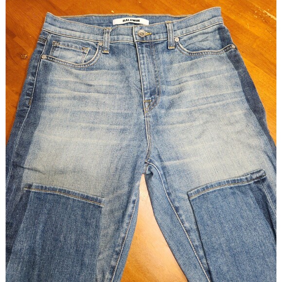 Baldwin The Rivington Skinny Crop Blue Jeans - Picture 1 of 7